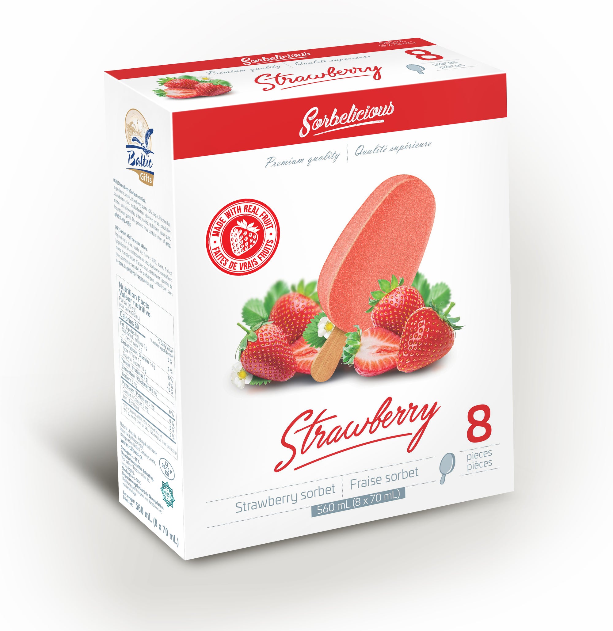 Strawberry Sorbet